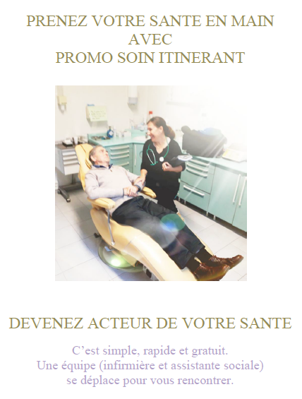 Brochure Promo Soins Itinérant à Carcès