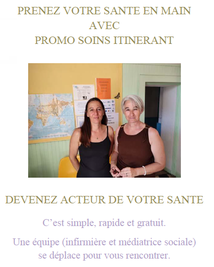 Brochure Promo Soins Itinérant à Carcès